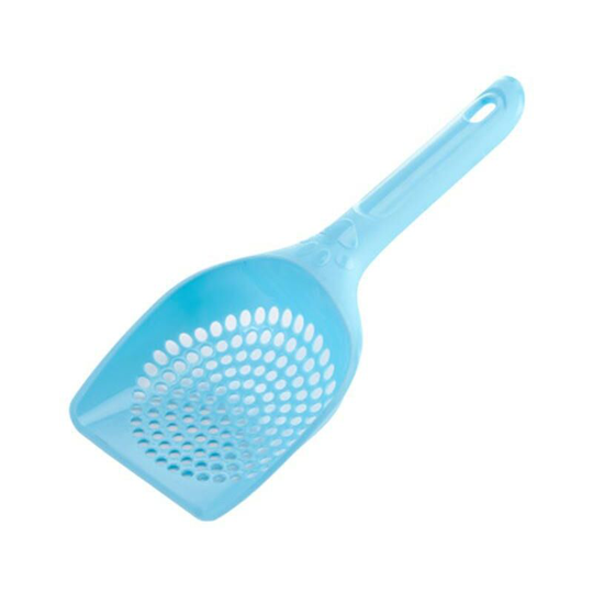 Plastic Cat Litter Shovel Pet Care Sand Garbage Shovel Shovel Hollow Holes Cleaning Tool Durable and Easy to Use (Blue)