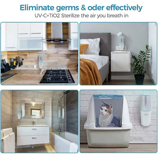 Thsinde - Portable Pluggable Air Purifier, Home Air Purifier To Reduce The Smell Of Pets For Fresh Air, Keep Air Fresh For Kitchen, Bedroom, Diaper,