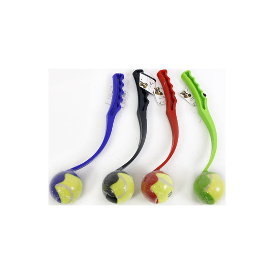 Dog Ball Thrower and Launcher with Tennis Ball Puppy Pet Toy Training Excercise