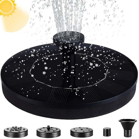 Solar Fountain, Garden Fountain Pond Pump Floating Fountain Solar Pump