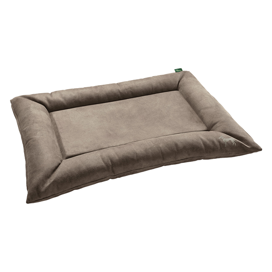 HUNTER Bologna Dog Bed - Stone - Size XL: 120 x 90 x 14 cm (L x W x H)