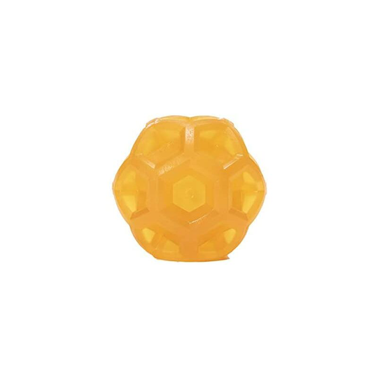 Dog Ball Toy Squeaky Pet Toys Chew Balls Waterproof Small Dog Toy For Dogs Playing Training Running Swiming (Orange)