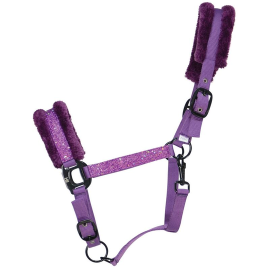 Hy Dazzle Head Collar (Pony) (Purple Sparkle) - Purple Sparkle