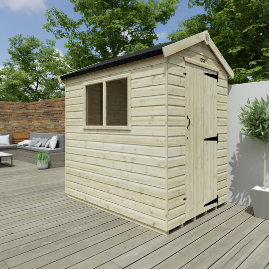 Tiger 5 Ft. W x 7 Ft. D Shiplap Apex Wooden Shed