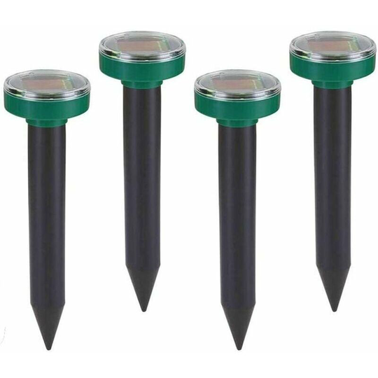 Echoo - Solar Mole Repeller IP65 Ultrasonic Mole Repeller, Mole Repeller, Vole Repeller, Vole Repeller, Mole Repeller for Garden Lawn Yard Green Grass
