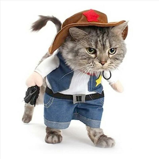 Pet Dog Cat Apparel,the Cowboy For Party Christmas Special Events Costume,west Cowboy Uniform s Thsinde