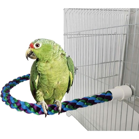 Perch Rope Perch Perch Colorful Cotton Toy Parrot Parrot Platform Parrot Accessories (2pcs)