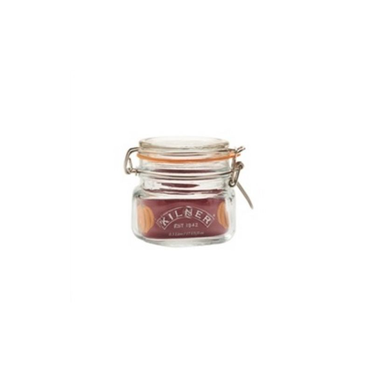 Square Clip Top Jar (0.5L) (Clear) - Clear - Kilner