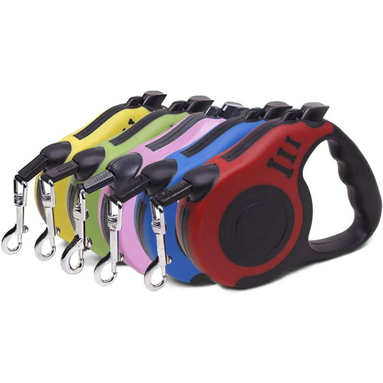 Retractable Dog Leash, Leash for Pets with Non-Slip Grip Strong Nylon