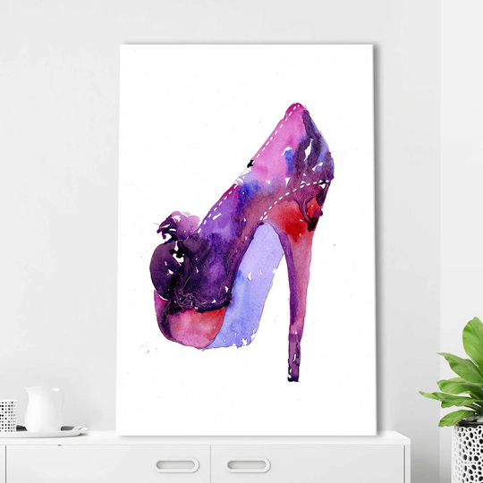 Heels 2 - Wrapped Canvas Painting