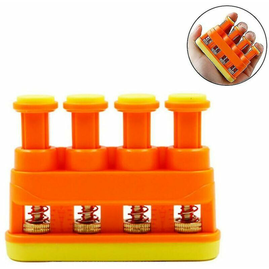 Adjustable finger trainer, hand training device for guitar, trumpet
