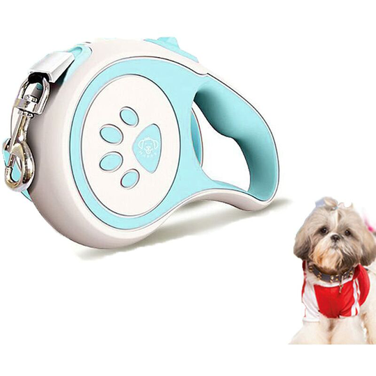 Retractable Dog Leash, 5m Retractable Dog Leash with Non-Slip Handle, Reusable Pet Leash, One Hand Brake Max. 50 kg, lock