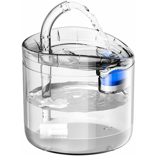Naxunnn - Cat Water Fountain For Dog Distributor of Water 1.8L Super Silent Automatic Pet Wavoir With Transparent Design Tap