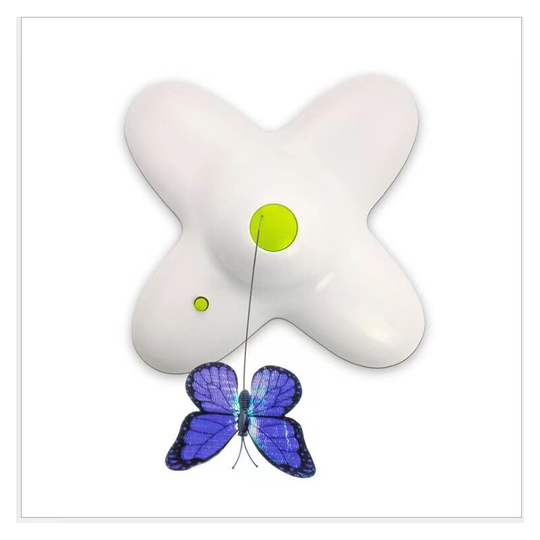 FVO - Simulation Flying Butterfly Automatic Funny Cat Device, Interactive Cat Toy, Self Hi, Automatic Funny Cat Device, Electric Smart Funny Cat Stick