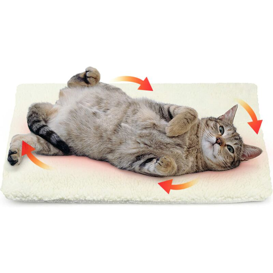 Cat & Dog Self-Heating Pad,Heating Pad,Cat Self-Heating Pad Mat Without Electricity & Batteries,Thermal Mat/Blanket,Eco-Friendly,60x45CM