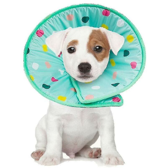 Cone pet cat dog soft soft spong conticable collar protection (s)