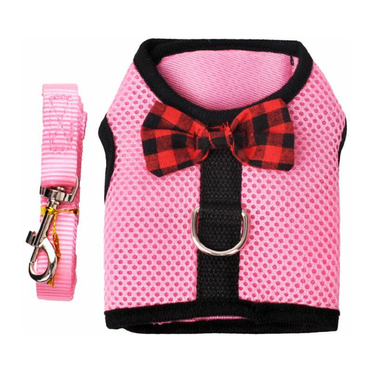 Perle Rare - Chest Strap for Small Guinea Pig Small Animal Harness for Rats Nylon Rabbit Kitten Harness Cat Leash Stylish Vest Harness Suitable for