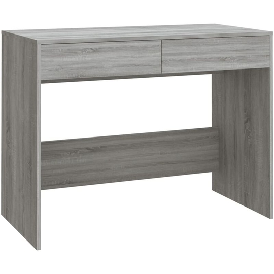 Vidaxl - Desk Grey Sonoma 101x50x76.5 cm Engineered Wood Grey