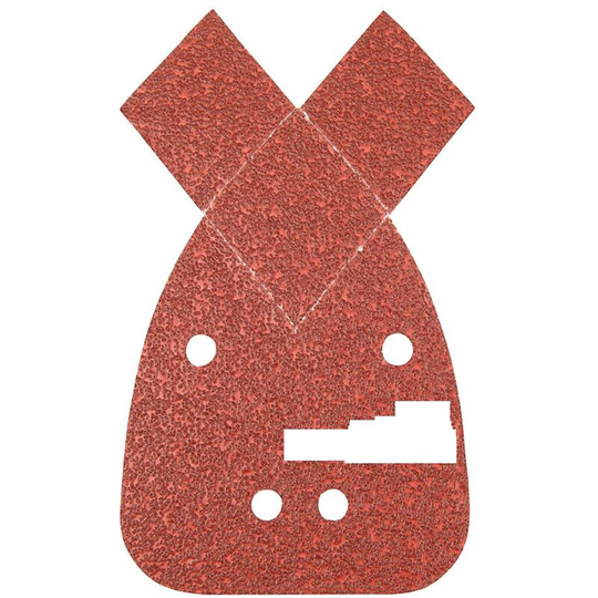 Hook & Loop Detail Sander Sheets with 2 Tips 140mm 10pk - 120 Grit