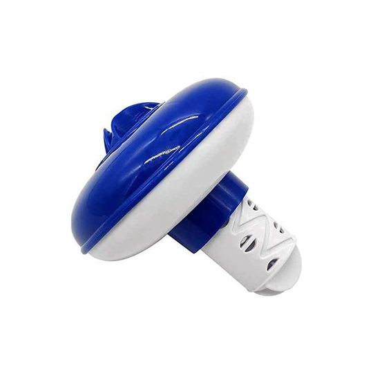 Litzee - Floating chlorine dispenser, adjustable flow rate vents and locking cap, powerful floating chlorine dispenser for pools, water parks, spas