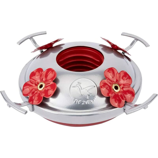Bird feeder accessories iron cover + bird feeder accessories plastic base + bird feeder accessories base, three-piece set, red