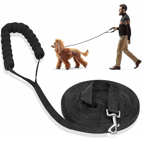 Dog Training Leash, 30m Training Leash with Long Handle Dog Leash for Training