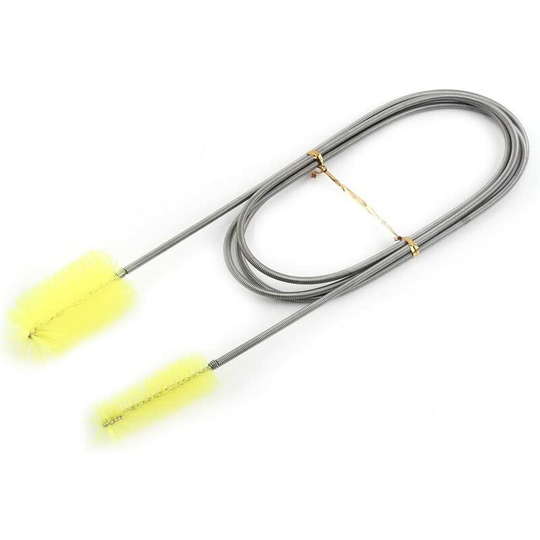 Flexible Water Pipe Cleaner Hose Brush Double Head Pipe Fish Tank Spring (Lemon Tree)