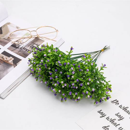 Perle Raregb - Simulation gypsophila granules Milanese artificial flowers plastic living room bedroom decoration green plants decorative flowers in