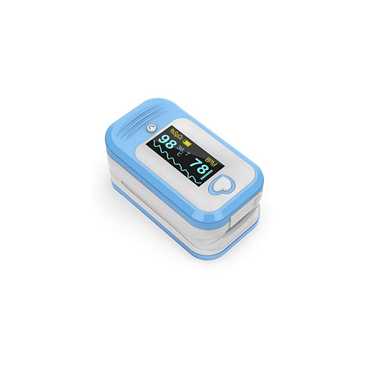 Pulse Oximeter, MED LINKET AM801 5 in 1 Oxygen Saturation Monitor Monitoring SpO2, Temperature, Pulse Rate, Perfusion Index, PPG, Overlimit Remind