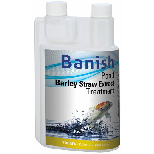 Industrial Leisure - Banish Pond Barley Straw Extract Treatment 1 Litre - Treats 22750 Litres