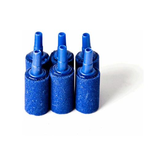 6x Aquarium Airstone Cylinder 13x25mm - Pisces