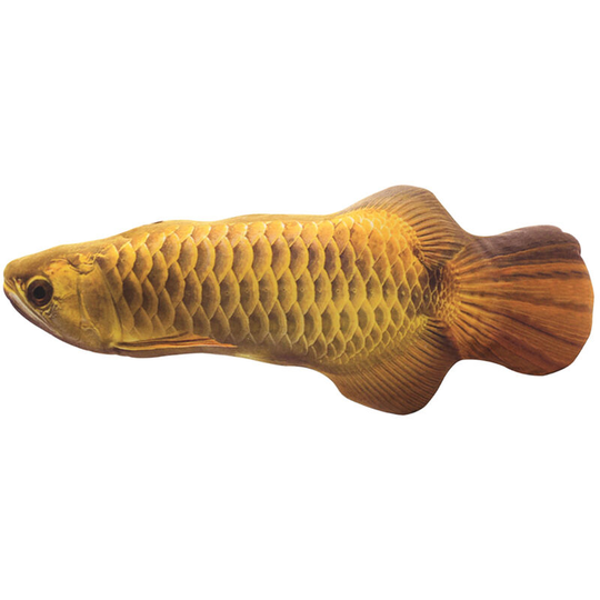 Realistic Plush Simulation Doll Fish, Funny Interactive Pets Chew Bite Supplies for Cat/Kitty/Kitten Fish Flop Cat Toy Catnip Toys, 30cm - 30cm