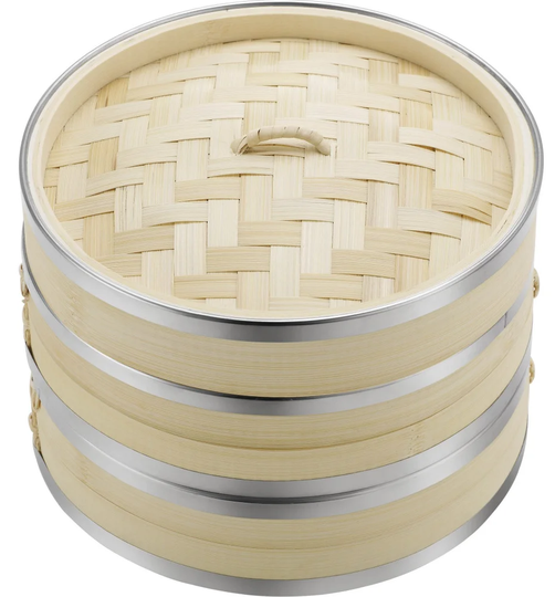 Aldrige Two-Tier Steamer with Lid