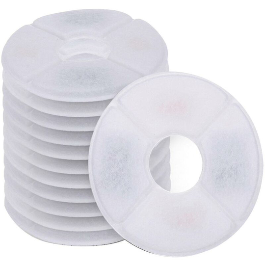12pcs Pet Cat Water Fountain Filters Fountains Replacement Filter -