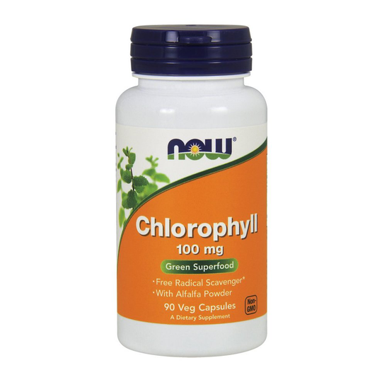 NOW Foods Chlorophyll, 100mg - 90 vcaps