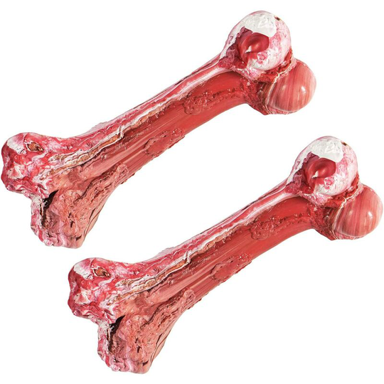 Dog Chew Toys for Aggressive Chewers, Durable Dog Toys, Indestructible Dog Bones for Medium Large Breed Dogs Pets 2 Pack