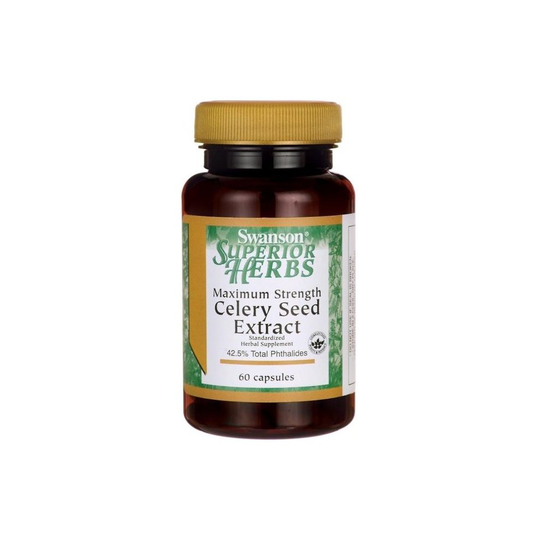 Swanson Celery Seed Extract, Maximum Strength - 60 caps