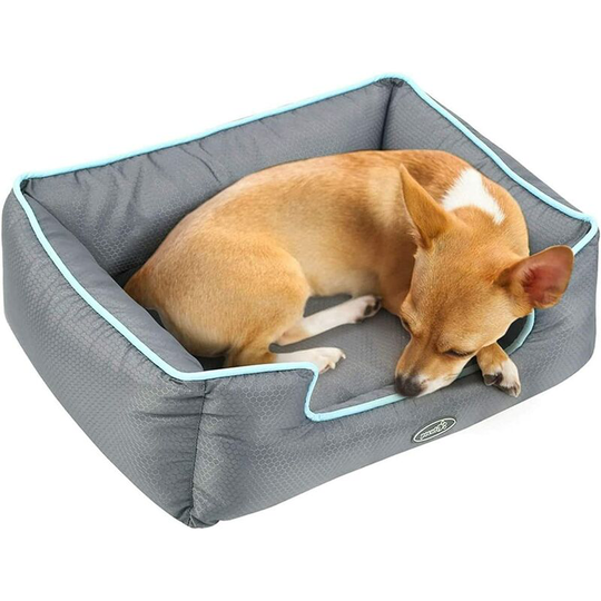 RHAFAYRE Machine Washable Dog Bed, Removable Waterproof Anti-Hair Dog Bed, Breathable Indestructible Medium Dog Bed Made of Cool Oxford Cloth in
