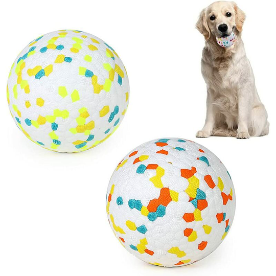 Dksfjkl - Pattepoint Interactive Dog Toys Training Balls Pet Balls e-tpu Exercise Ball for Medium Dogs - 2 Balls of 3 Inch Each