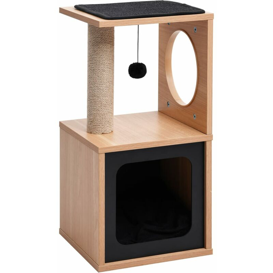 Cat Tree with Sisal Scratching Mat 60 cm Vidaxl Brown