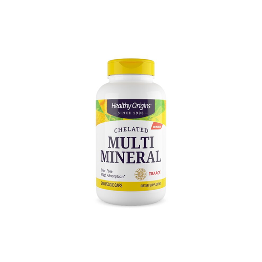 Healthy Origins MULTI MINERAL - CHELATED, 240 Veggie Capsules