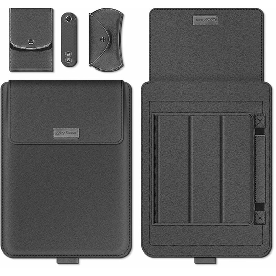 Benobby Kids - Laptop Stand Computer Bag Multifunctional Waterproof Storage Bag Gray 11 To 12 Inch