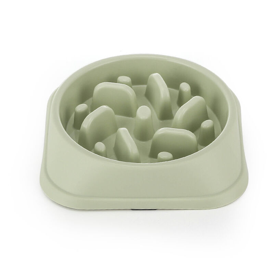 Slow Feeding Bowl for Dogs, Slow and Interactive Feeding for Pets Durable Non-Slip Pet Drinking Water Bowl Blue,Green