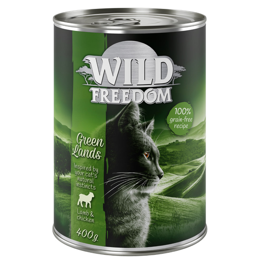 Wild Freedom Adult 6 x 400g - Green Lands - Lamb & Chicken