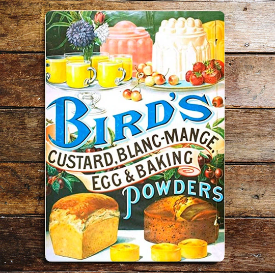 Brids Custard Blanc-Mange Egg & Baking Powders Wall Décor