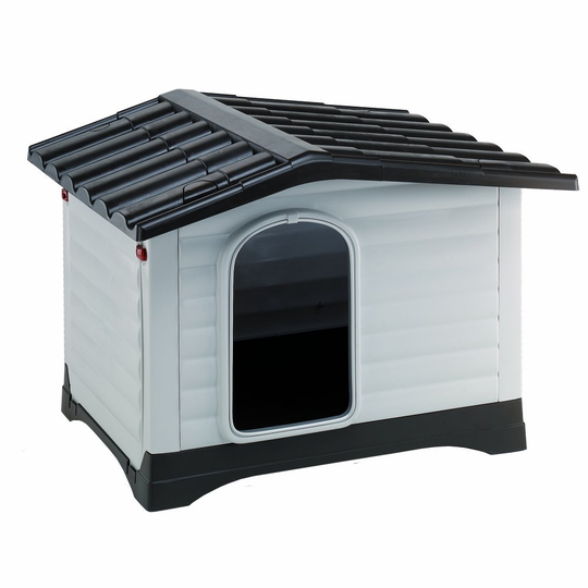 Ferplast Dogvilla Plastic Dog Kennel - Dogvilla 90: 88 x 72 x 65 cm (L x W x H)