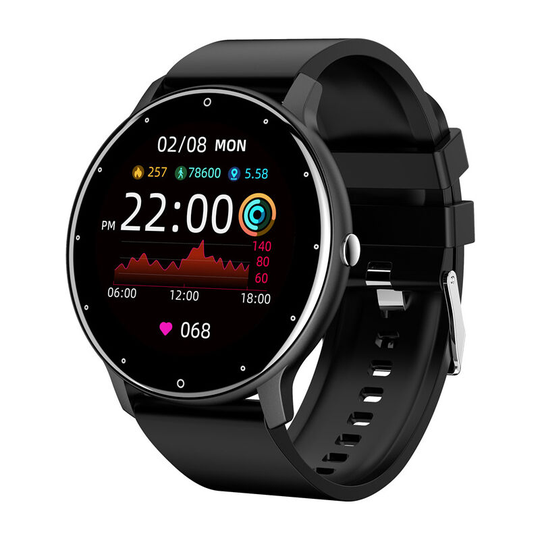 Ilovemilan - Smart watch heart rate sleep monitoring Tiktok smart bracelet ZL02D waterproof smart sports watch ZL02, black