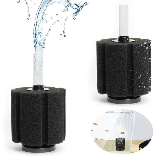 Naxunnn - 2pcs Filter Mesh Protection, Sponge Filter Aquarium Air Filter, Biochemical Sponge Filter for Aquarium, Fish Tank