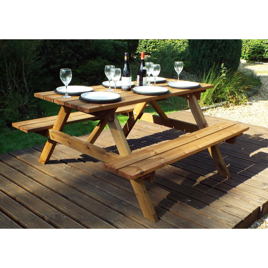 Fournier Wooden Picnic Bench