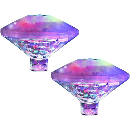 Betterlifegb - Floating Color Pool Light,BR-Vie Disco Bath Light, IP67 Submersible led Light, led Underwater Light with 7 Modes for Bathroom Swimming